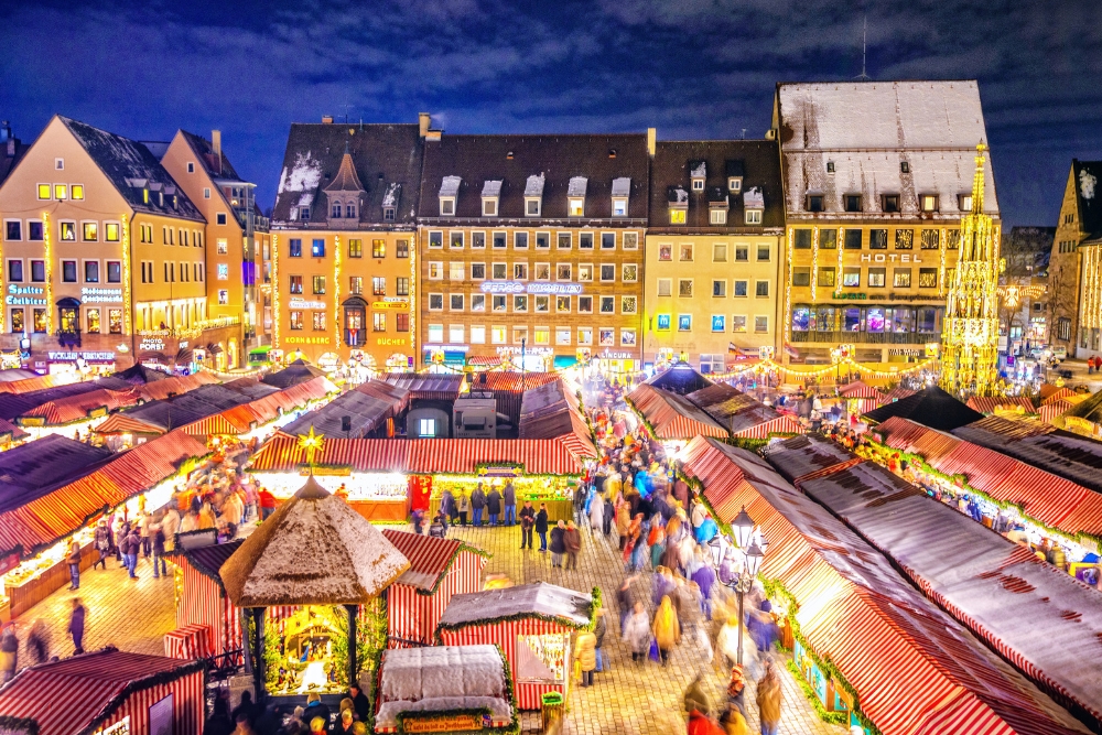 piața de crăciun din nuremberg